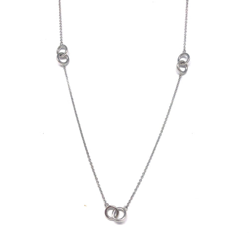 Love Rings Necklace - Topaz Jewelry