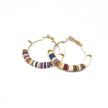 Load image into Gallery viewer, Multi Color Hoop Earrings - Topaz Jewelry
