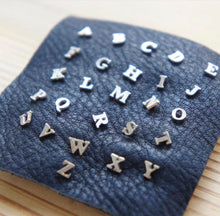 Load image into Gallery viewer, Initial A Studs Earrings - Topaz Jewelry
