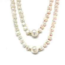 Load image into Gallery viewer, Pearl Necklace,Pearl Choker,Colour Pop Pearl Necklace,Topaz Jewelry
