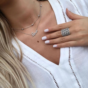 Love Necklace - Topaz Jewelry