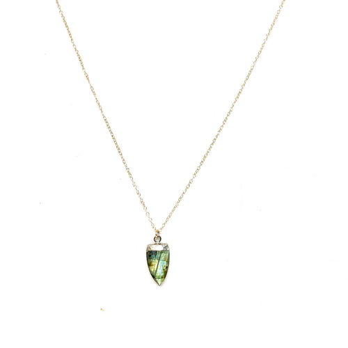 Long Labradorite Arrow - Topaz Custom Jewelry