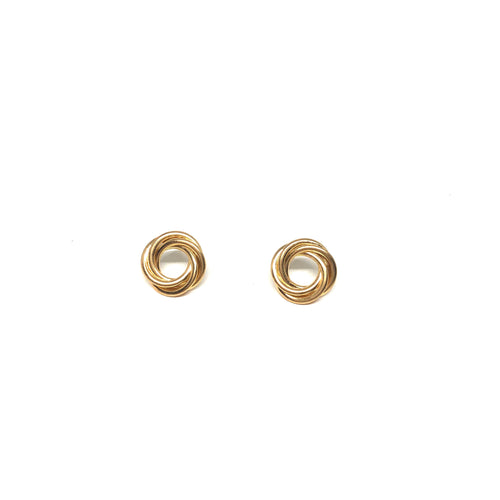 10 Karat Solid Gold Post Earrings,10K Gold Earrings, ,Topaz Jewelry