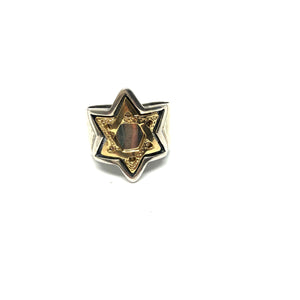 Star of David Ring - Topaz Custom Jewelry