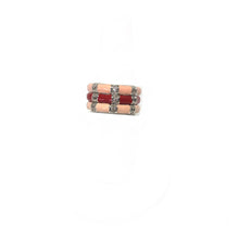 Load image into Gallery viewer, Thin Enamel Rings,Colorful Enamel Ring,Stackable Enamel Ring,Topaz Jewelry
