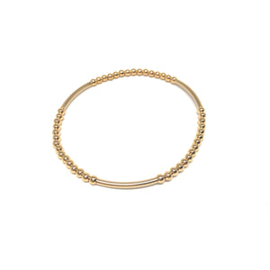 Gold Filled Stretch Bracelet,Stackable Balls Bracelet,Bar Stretch Bracelet,Topaz Jewelry
