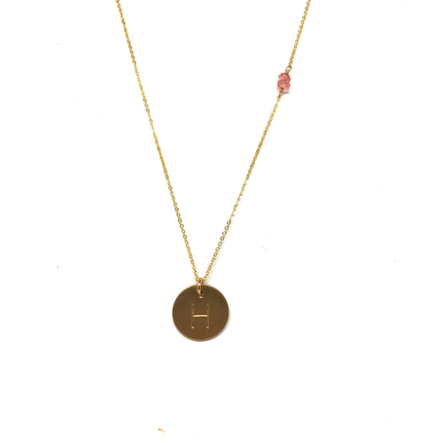 Initial H Necklace,Gold Filled H Necklace,Personalized Necklace,Letter H Necklace - Topaz Jewelry