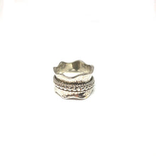 Load image into Gallery viewer, Sterling Silver Spinner Ring,Silver Meditation Ring,Everyday Meditation Ring,Topaz Jewelry
