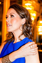 Load image into Gallery viewer, Olivia Hexagon Earrings - Topaz Jewelry
