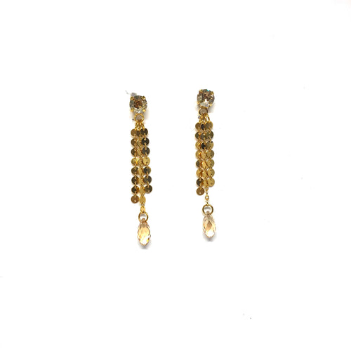 Disc Post Earrings - Topaz Custom Jewelry