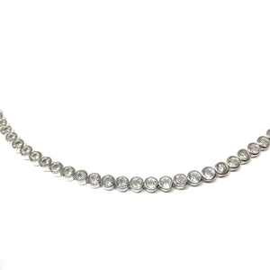 Sterling Silver Tennis Bracelet,Cubic Zirconia Tannis Bracelet,Topaz Jewelry
