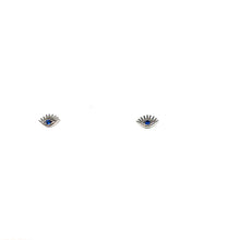 Load image into Gallery viewer, Eyelashes Studs Earrings - Topaz Custom Jewelry
