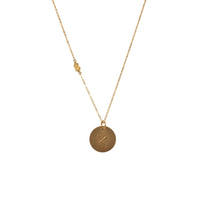 Load image into Gallery viewer, Initial K Necklace ,14K Gold Filled Stamped Necklace - Topaz Jewelry
