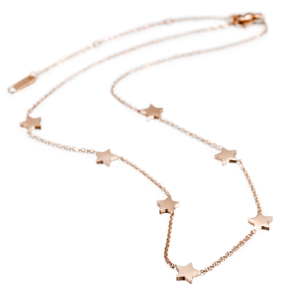 Long Stars Necklace - Topaz Jewelry