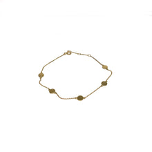 Load image into Gallery viewer, Gold Dot Bracelet,10 Karat Disc Bracelet - Topaz Jewelry
