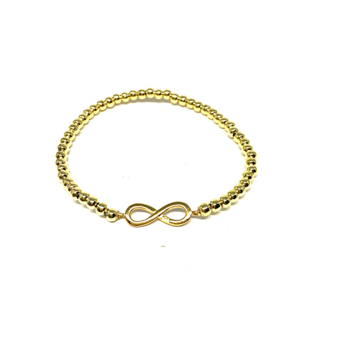 Gold Infinity Bracelet - Topaz Jewelry