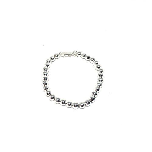 Sterling Silver Tiffany Style Bracelet,Silver Balls Bracelet,Silver Bracelet,Topaz Jewelry