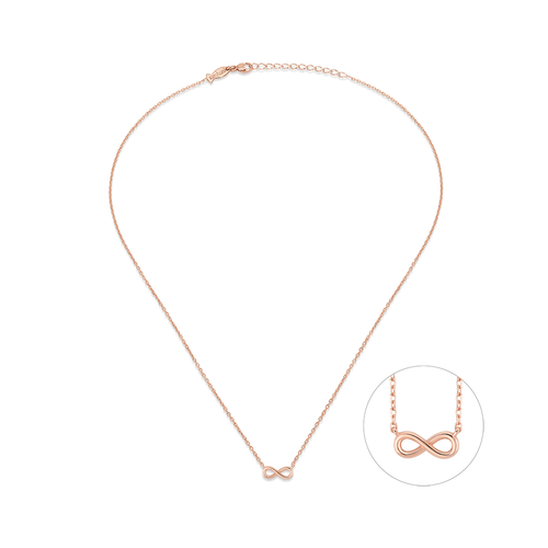 Infinity Necklace - Topaz Custom Jewelry