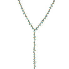 Load image into Gallery viewer, Cluster Y Lariat - Topaz Custom Jewelry
