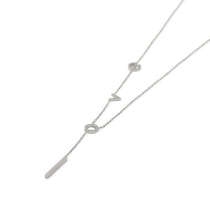 LOVE Y Lariat Necklace - Topaz Jewelry